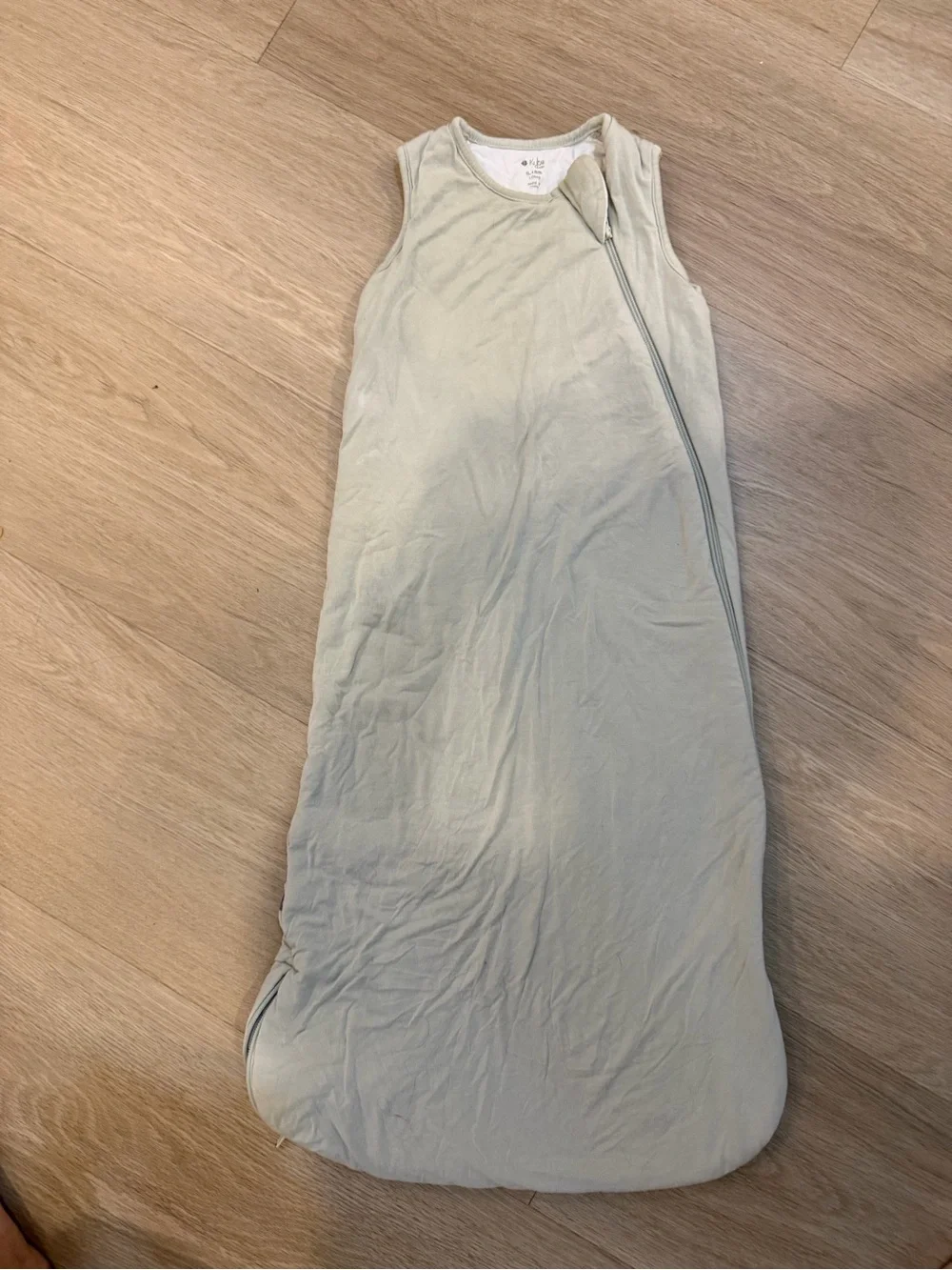 Halo Sleeveless Baby Sleep Sack in Light Sage